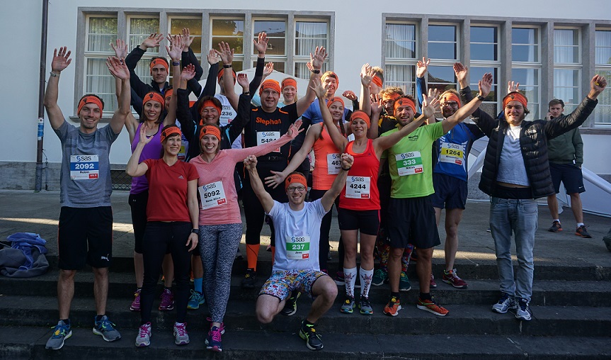 Heidelberger Halbmarathon Kagadi-Läufer Teamfoto